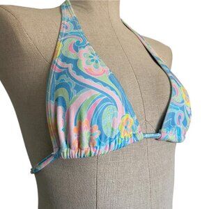 frankies bikini blue terry cloth bikini top